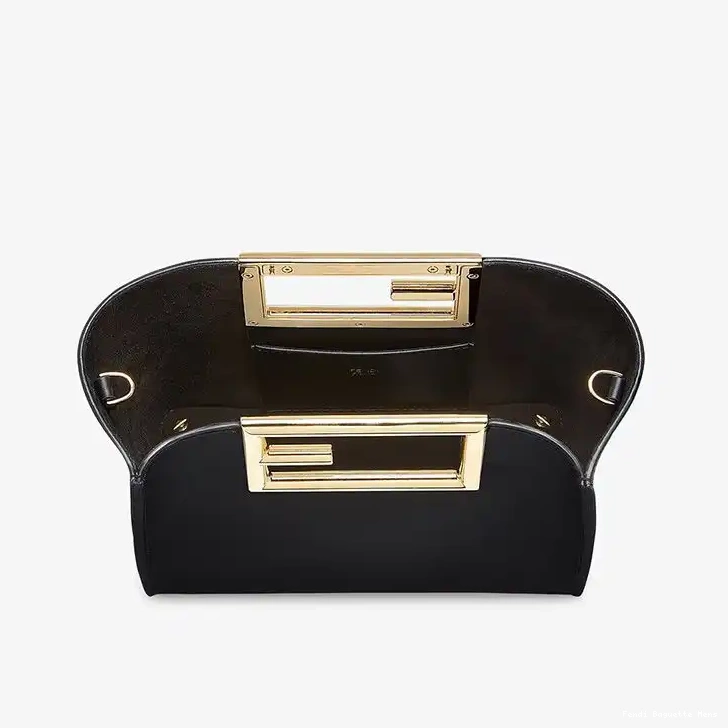 Cheap Affordable Black Small Way Fendi Calf Leather In Bag 0419